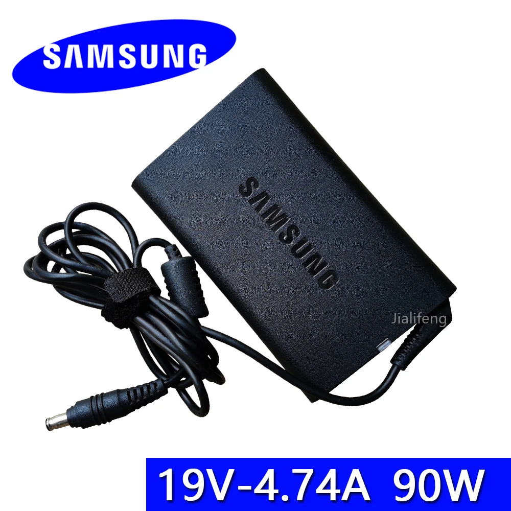 Б/у Тонкий адаптер для ноутбука Samsung 19в 4.74a 90 Вт R428 R429 RV420 Q330 Q430 Q470 R25 R18 R700 R58 R26 R23 R70 R20
