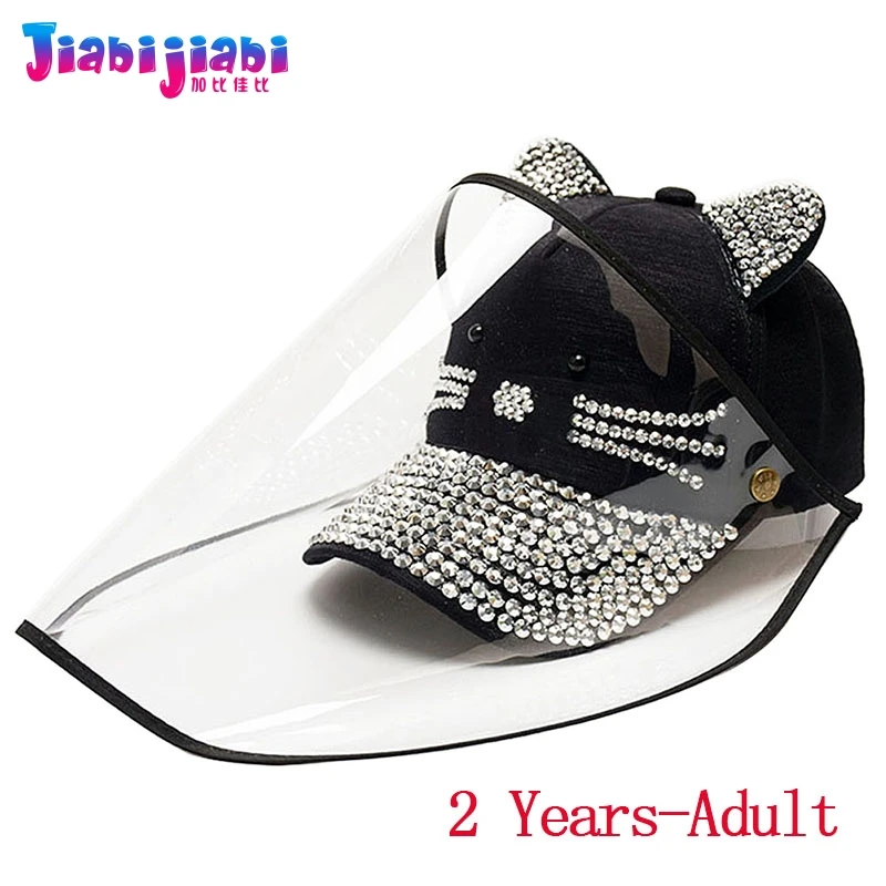 Летняя детская шапка маска для женщин защита от вирусов лица пятен девочек с