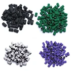 100 шт. фиолетовый электрическая машинка для обработки ногтей и сверлами для ногтей 80 #120 #180 # шлифовальные ленты для ногтей Гель-лак для снятия лака комплект принадлежностей для вращающихся инструментов