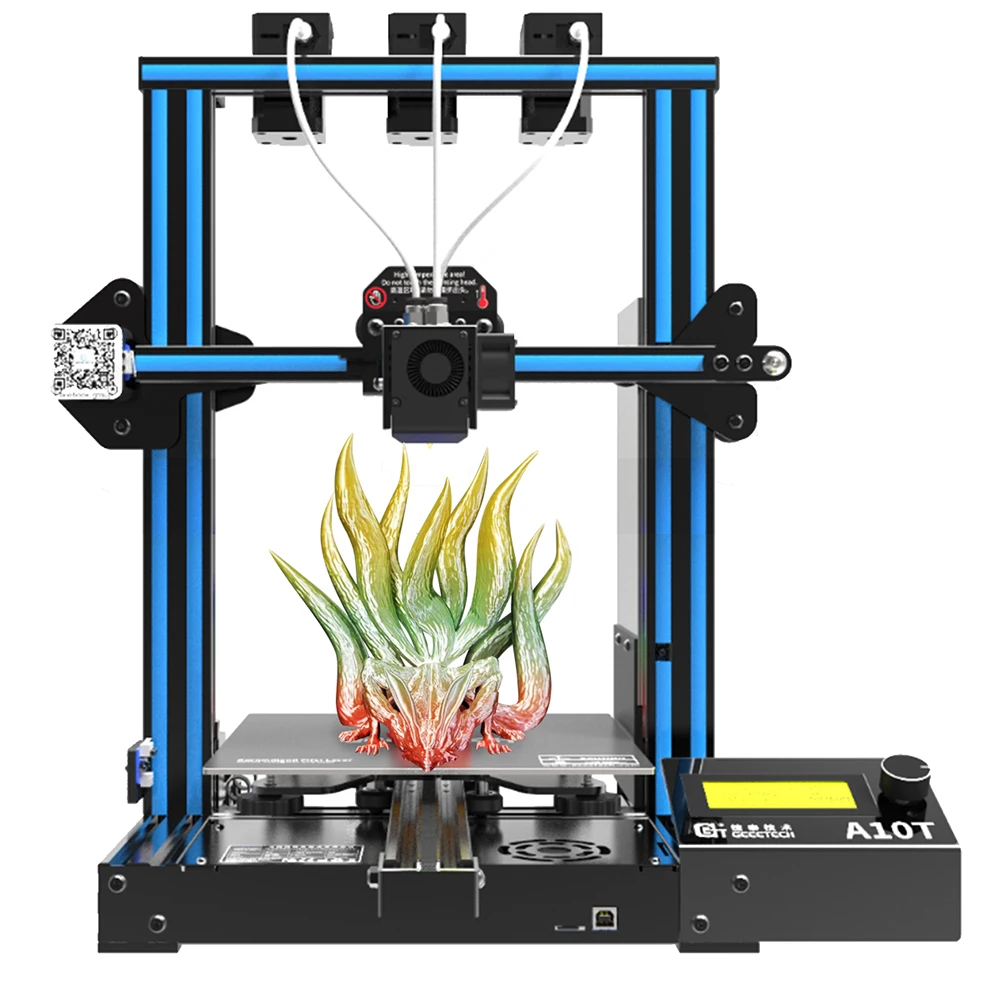 

Geeetech A10 / A10M /A30/A20/A20M 3d Printer Fast Assembly with Super Hotbed Filament Detector and Break-resuming Capability