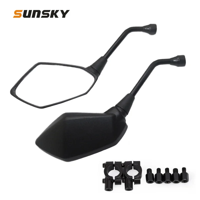 

1 пара зеркало заднего вида отражающее зеркало для четырехколесного квадроцикла, мотоцикла, уличного велосипеда, велосипеда, скутера