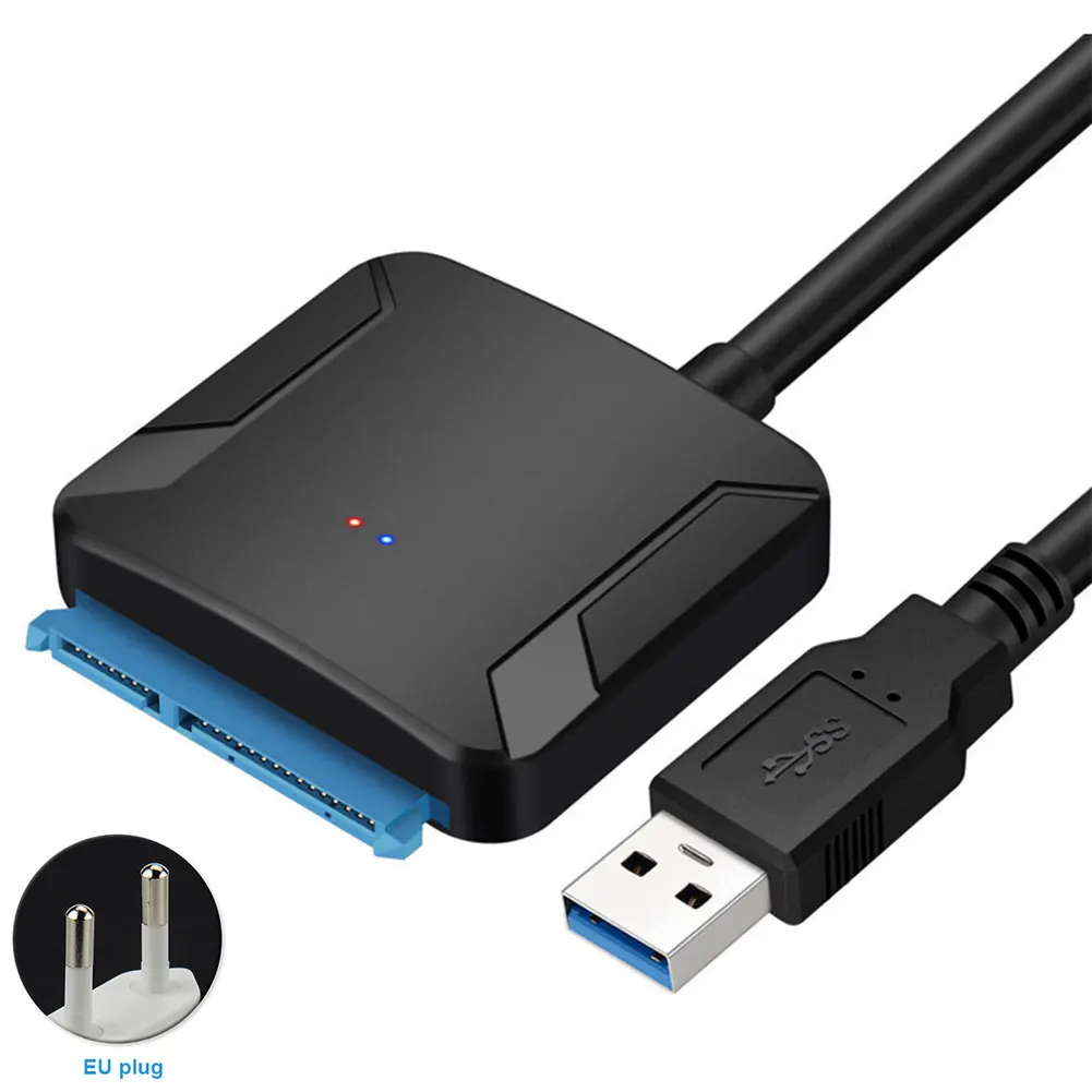 

Sata To Usb3.0 Durable Adapter Portable For Laptop Practical Hard Disk Convert Cable Professional Easy Apply High Speed Stable