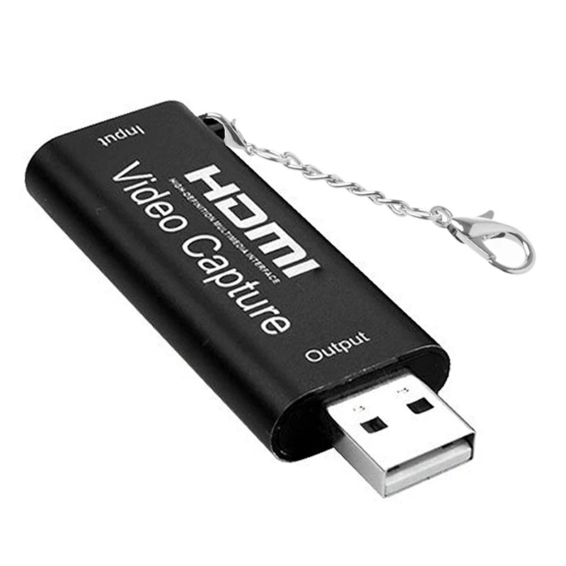 

Портативная мини-карта видеозахвата HD USB 2,0 HDMI 1080P для Windows Black