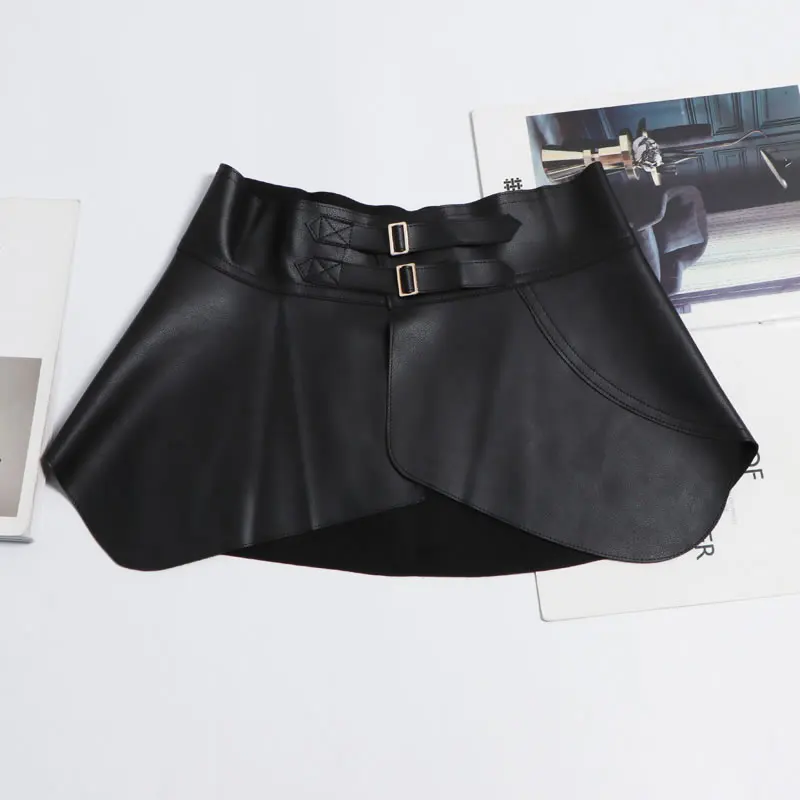 

XITAO Ruffles Asymmetrical Cummerbunds Women Patchwork Belt Trendy Fashion New Style Match All Personality Loose Elegant ZY4805
