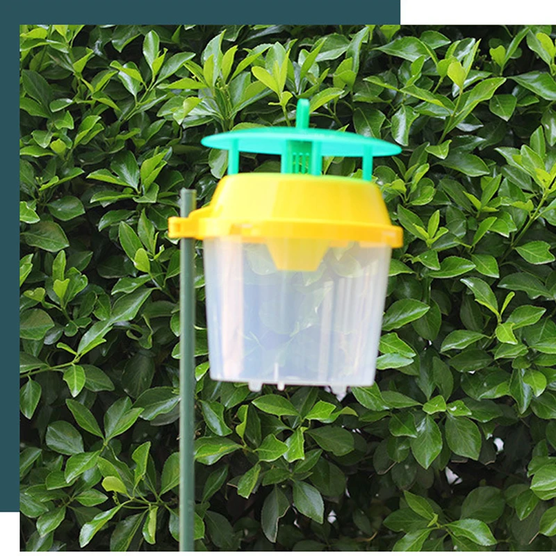 

Outdoor Fruit Fly Trap Reusable Fruit Fly Catcher Mole Trap Bait Insect Killer Garden Courtyard Vegetables Flies Pest Control