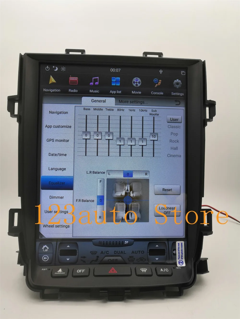 12,1 ''вертикальный Tesla стиль Android 8,1 автомобильный DVD gps навигационный плеер Радио для Toyota alphard Vellfire 20 серии 2010- ips