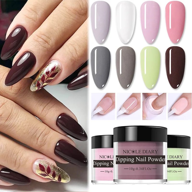 Порошок NICOLE DIARY для ногтей 10 г цвет натуральный сухой | Красота и здоровье