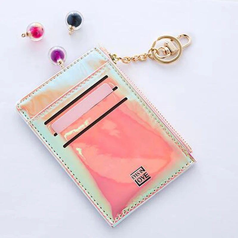 

Transparent Women Purse PVC Clear Jelly Bag Mini Money Wallet Card Holder Clear Wallet Ladies Purse Wallet Jelly Card Holder
