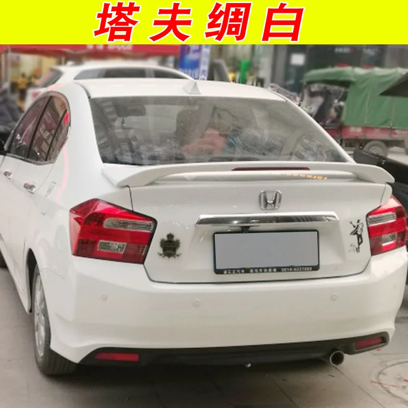 

Подходит для Honda City 2009-2014 лет спойлер из АБС-пластика углеродного волокна вид заднего багажника крыла автомобиля кузова Комплект аксессуаро...