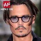 Мужские и женские круглые очки Johnny Depp, брендовые дизайнерские затемненные очки в стиле ретро, вечерние солнцезащитные очки