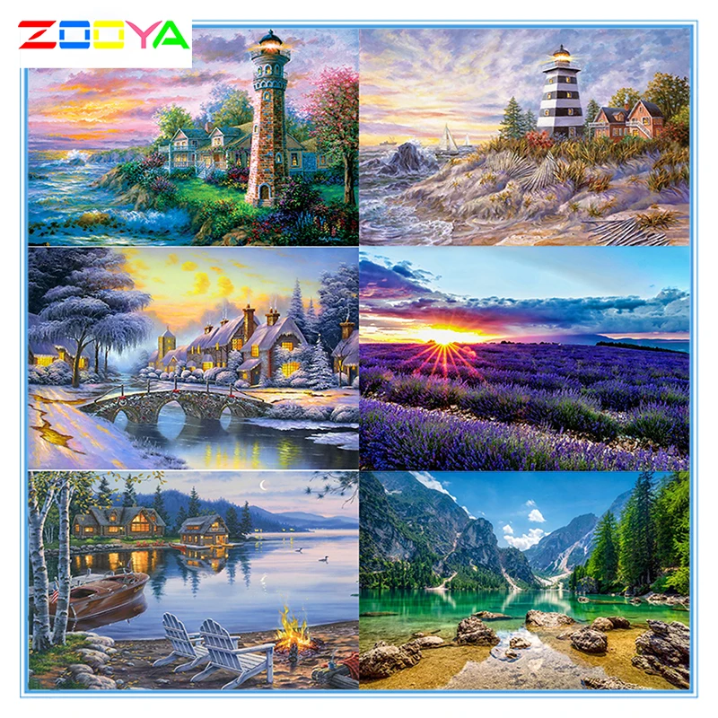 

Full Round Drill 5D Diy Diamond Painting Scenery Classic Diamond Embroidery Cross Stitch Mosaic Art Craft House Decor Gift Lx943