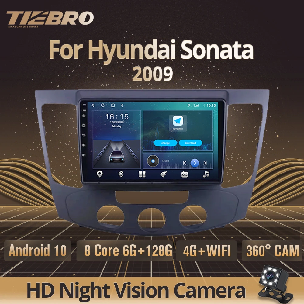 

2DIN Android10 Car Radio For Hyundai Sonata 2009 Auto Radio GPS Navigation Stereo Receiver DSP Car Multimedia Player NO 2DIN DVD