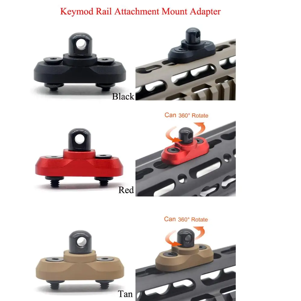 Адаптер крепления рельсы TriRock Keymod для KEYMOD Handguard Systems _ алюминий