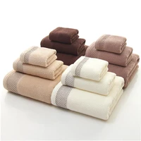 high grade 100 cotton towels 3pcs luxury hotel spa quality bath towels hand towel super absorbent water resistant bath towel