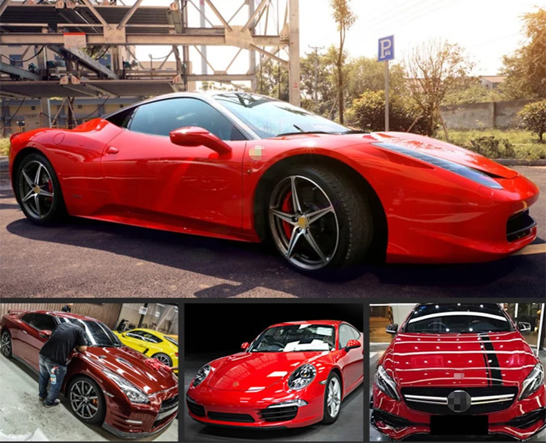 

3 Layers Glossy PPF Clear Protection vinyl film For Vehicle Paint Scratch Shield Car stickers Motorcycle laptop skateboard Wraps