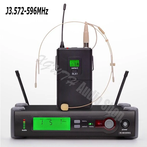 SLX24 BETA58A SM58 SM 58 UHF беспроводной микрофон Система одна запись студия динамические ручные микрофоны караоке домашний микрофон микрофоны - Цвет: Headset 572-596MHz