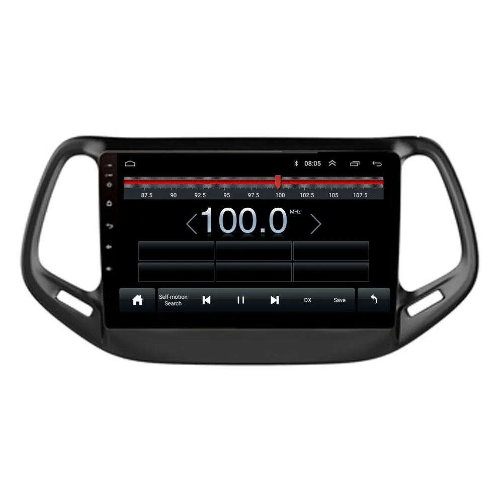 R Way Android автомобильный Dvd Gps мультимедийный плеер для JEEP Compass 2016 2017 2018 2G + 32G 10 1