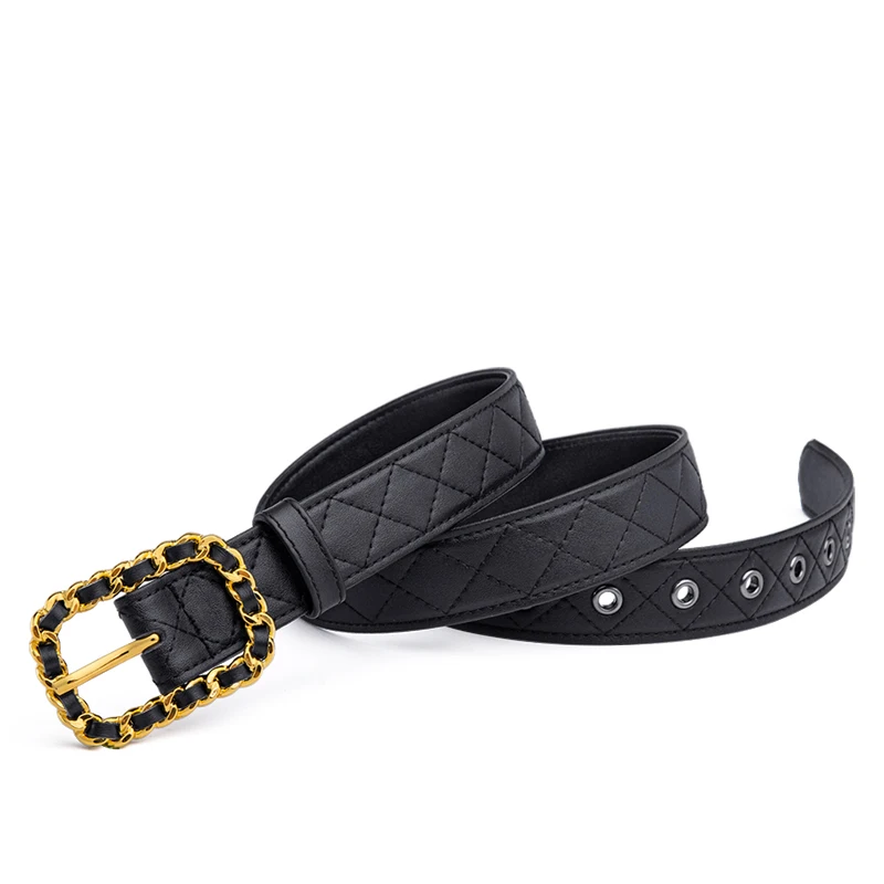 ZOOLER брендовый мягкий кожаный ремень для девочек ручной работы с 7 отверстиями