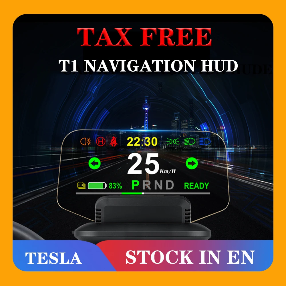 

Для Tesla модель 3 подходит для HUD мобильного выставочного стенда скорости шестерни сигнал поворота и неразрушающий модификации