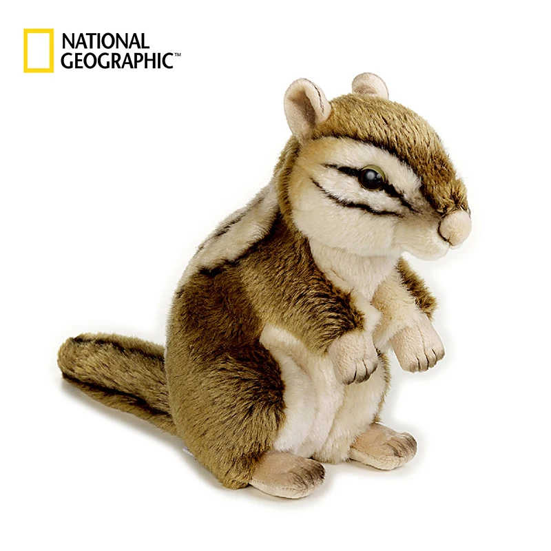 National Geographic 10 5 &quotСибирский чипманк kawaii мягкие плюшевые животные игрушки для