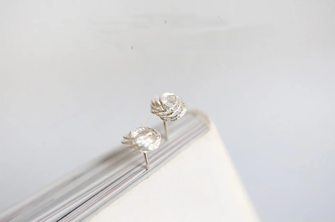 Женские серьги гвоздики REETI элегантные свадебные украшения из стерлингового