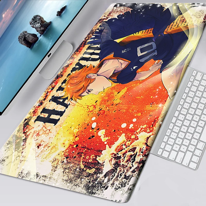 

Mousepad XXL Large Home Custom Mouse Mat Desk Mats Keyboard Pad Haikyuu Carpet Office Gamer Natural Rubber Mice Pad Mouse Mat