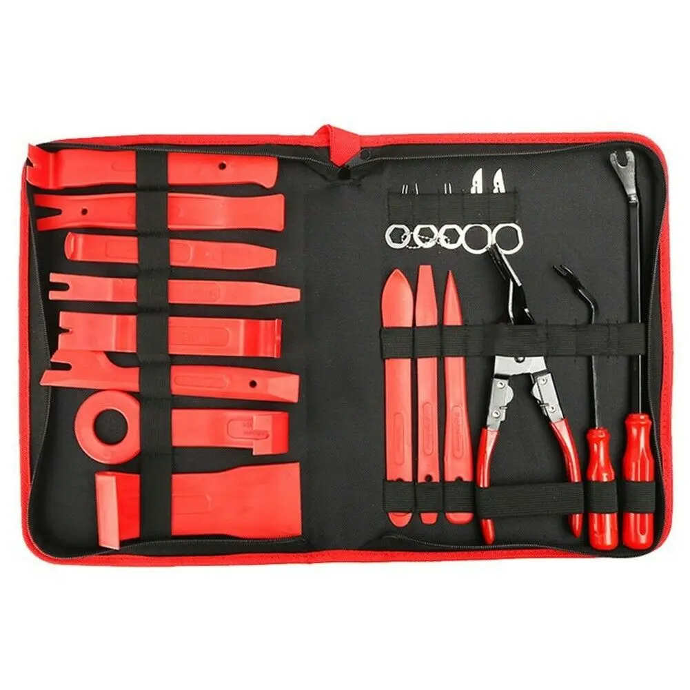 

19 PCS Car Trim Removal Install Tool Kit Panel Door Pry Dash Interior Clip Set