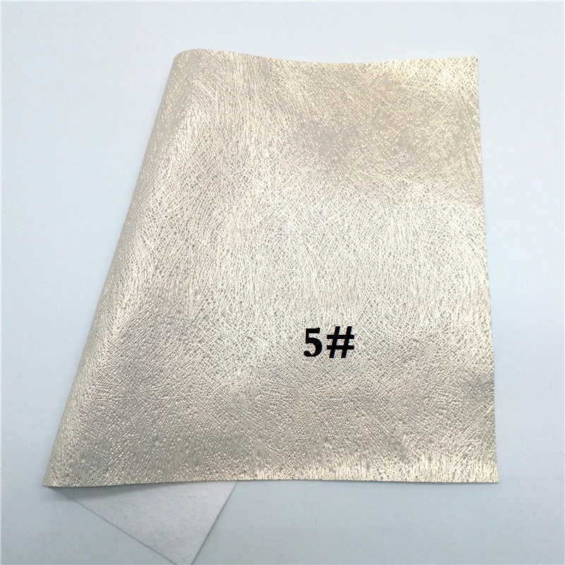 5 Glitterwishcome 21X29 см A4 размер винил для бантов тисненая лошадиная кожа, металлические листы из искусственной кожи для бантов, GM593A - Цвет: 5