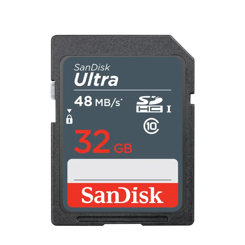 флешка карта памяти SanDisk Ultra carte sd класс 10 16 ГБ 32 64 128 kart C10 флеш для камеры Canon Full HD card