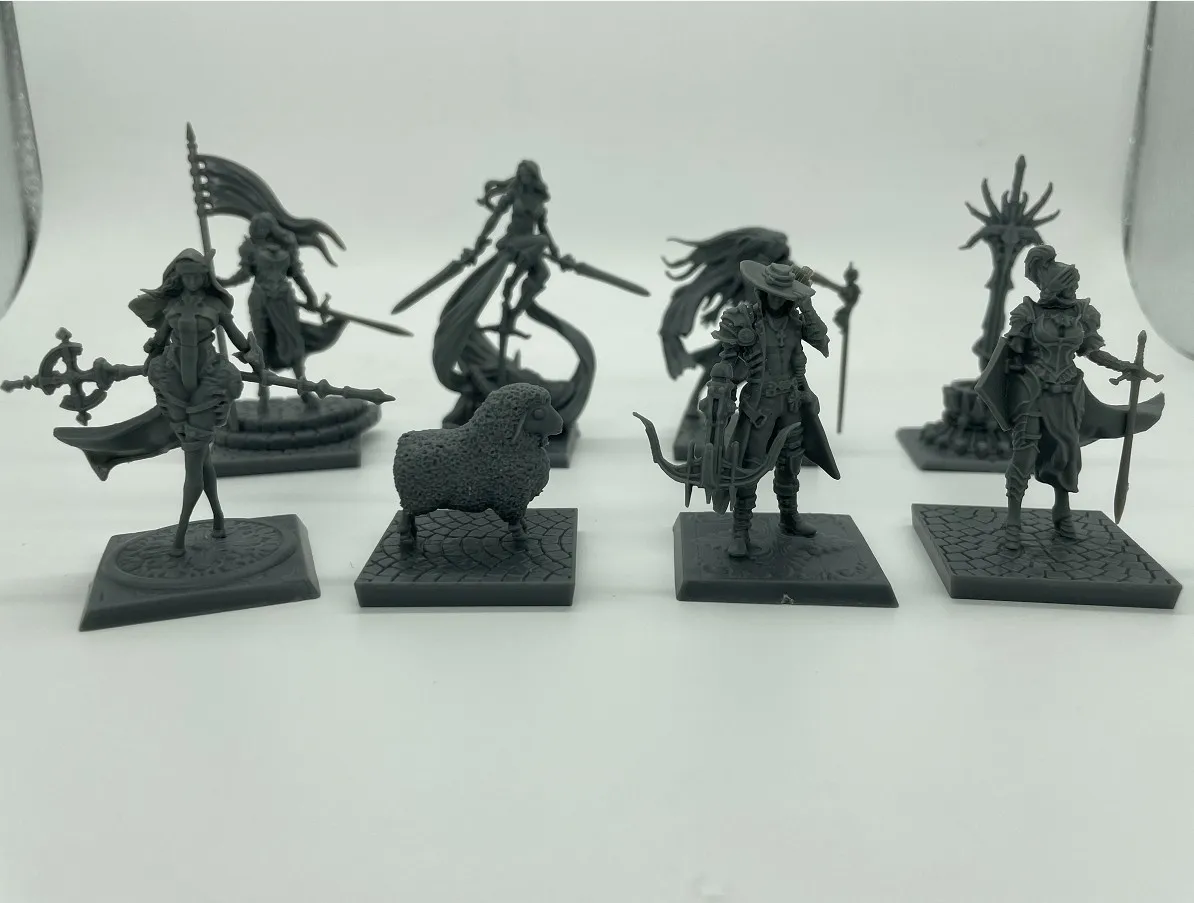 

50mm Die-casting Resin Model Board Game Unpainted Free Shipping