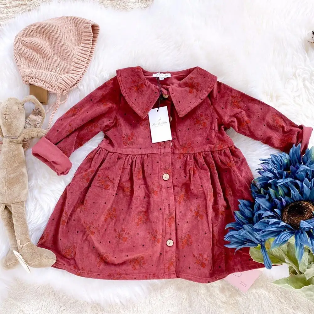 Baby Rompers 2020 New Winter WAWA Bran Infant Girls Dress Roupas Bebes Long Sleeve Boys Newborn Kids Clothing Cotton Jumpsuits | Мать и