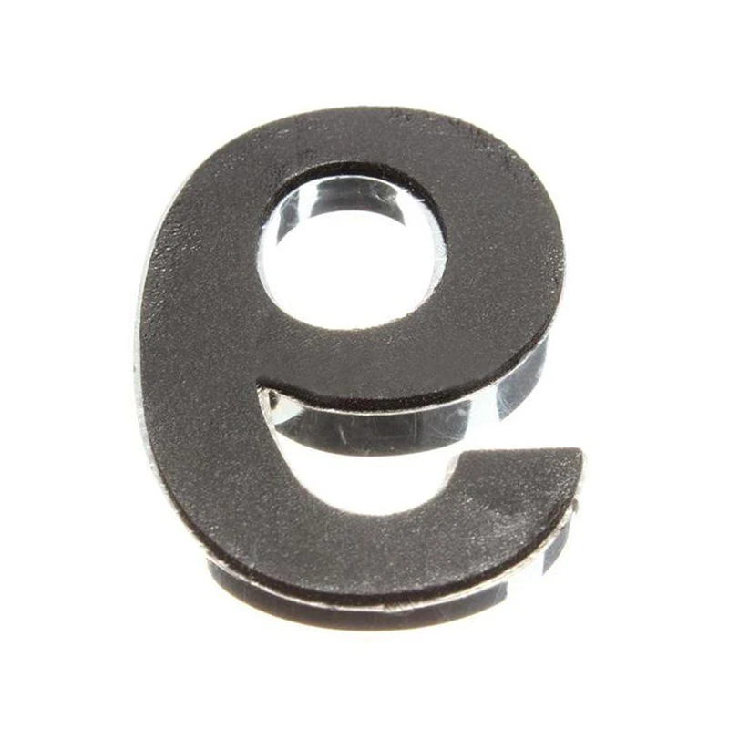 1PCS House number Digital 3D Number Numbers Plate Stickers Metal Silver DIY | Обустройство дома