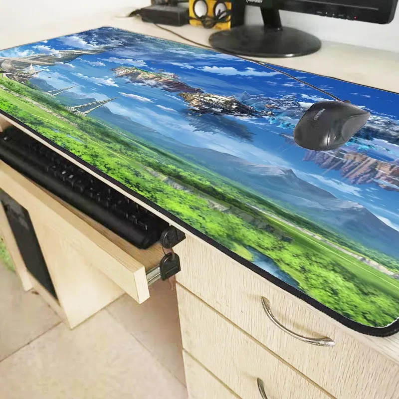 Большой резиновый коврик для мыши Mairuige Sword Art Online 900x4 0/700x30 0/600x300 мм|Коврики мышей| |