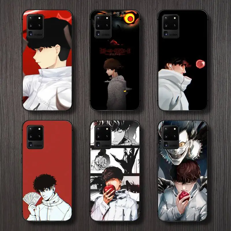 

Minoru Tanaka Death Note Phone Case For Samsung galaxy A S note 10 12 20 32 40 50 51 52 70 71 72 21 fe s ultra plus