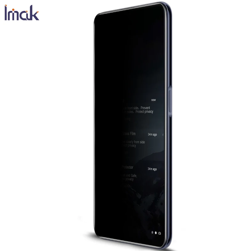 

Imak Anti-peeping Privacy Tempered Glass for OPPO Reno4 Z 5G Full Coverage Full Glue Absorb