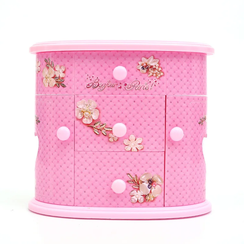 Lovely Music Jewelry Box Large Musical Box Christmas Gift Dancing Girls Rotating Music Box Multi-layer Jewelry Boxes hz-356