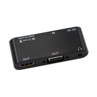 hdmi to vgahdmiaudio converter portable hdmi splitter adapter with cable for ps3 x box set top box blu ray dvd players