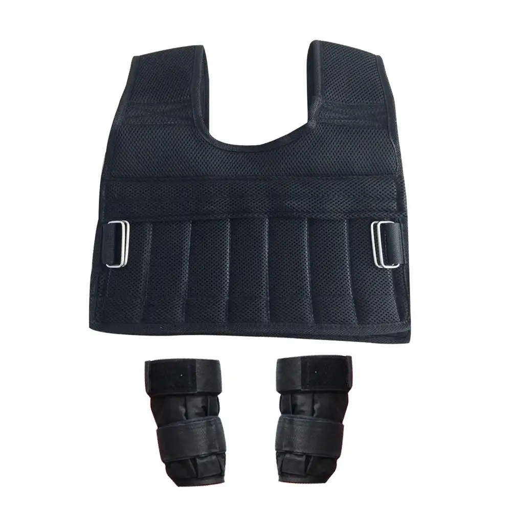 Регулируемый утяжеленный жилет для тренировок по боксу куртка Песочная одежда |