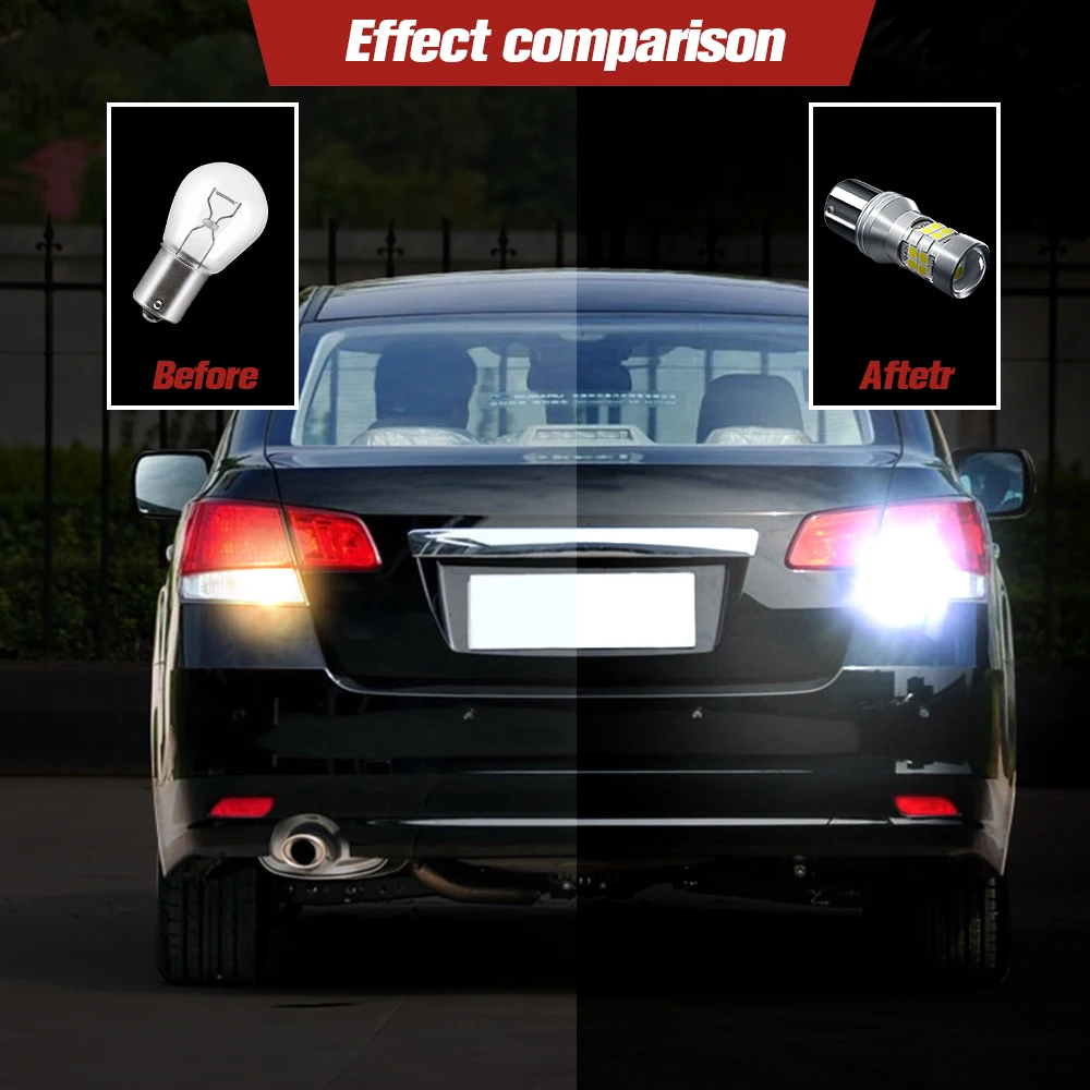 Светодиодная лампа задсветильник хода P21W BA15S Canbus для Land Rover Defender Discovery 2 3 4 LR2 LR3 LR4