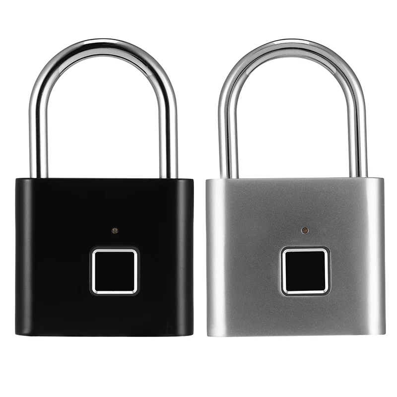 

Умный дверной замок без ключа, USB-зарядка, разблокировка по отпечатку пальца, 0,1 сек, портативный, защита от кражи, Цинковый