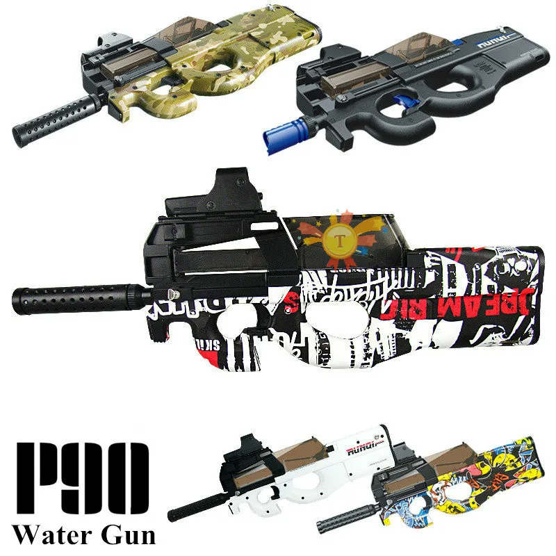 P90 граффити Edition электрический игрушечный водный пистолет пули Live CS штурмовой