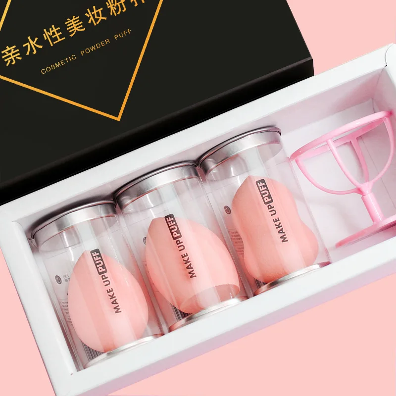 3 шт./компл. губка-тыква красота яйцо подарочный набор Косметическая пуховка с