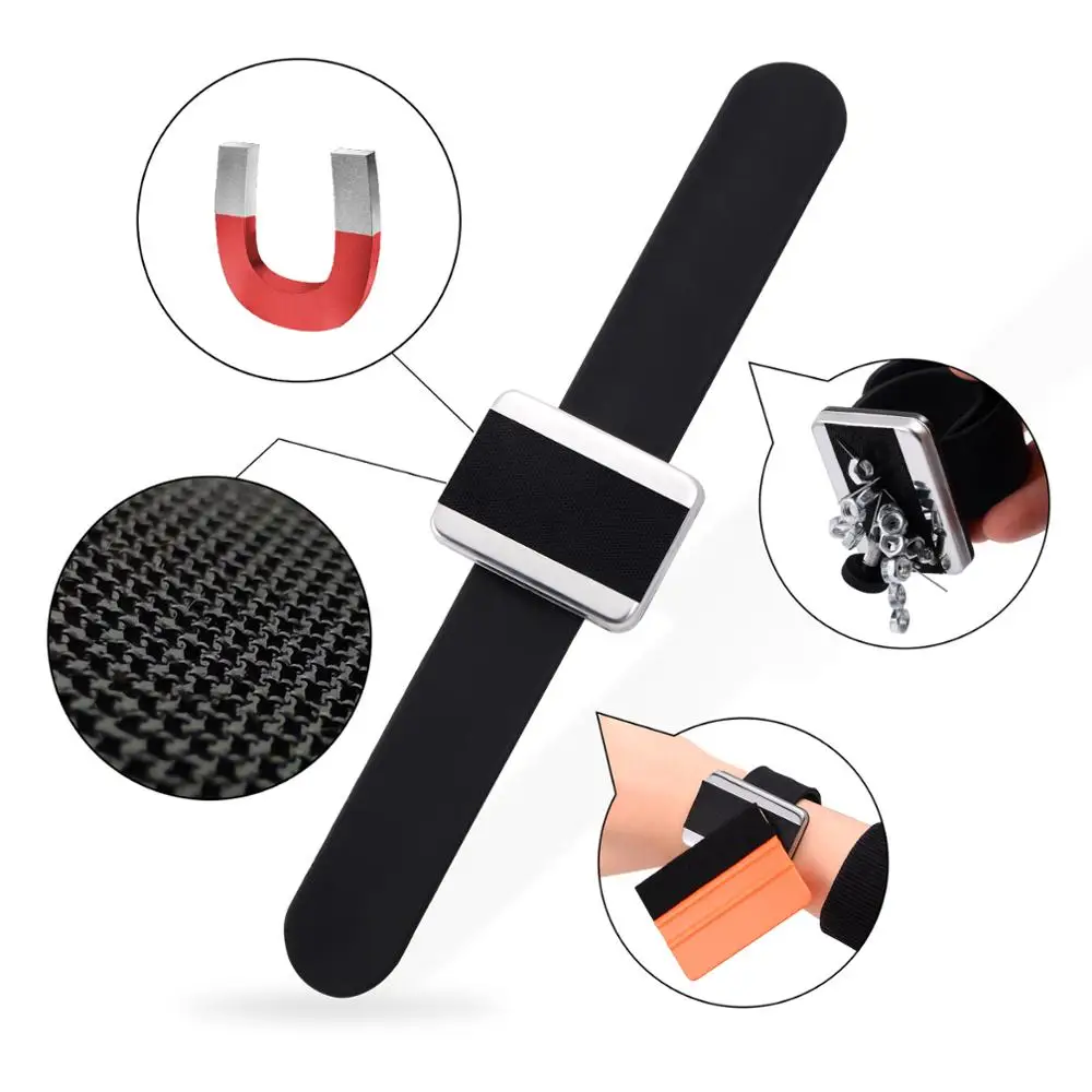 

Внешний виниловый скребок FOSHIO для автомобильной упаковки, портативный липкий тканевый ремешок для ремонта автомобиля, держатель ремня
