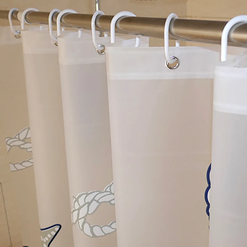 Прозрачные Шторки для душа PEVA мультфильм Ракушки Морская звезда печатные