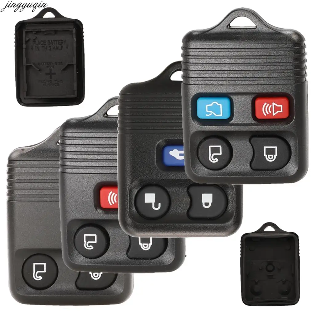 

Jingyuqin 30pcs Remote Car Key Case Shell For Ford Mustang Focus Lincoln LS Town Mercury Grand Marquis Sable 2/3/4 BTN Entry Fob