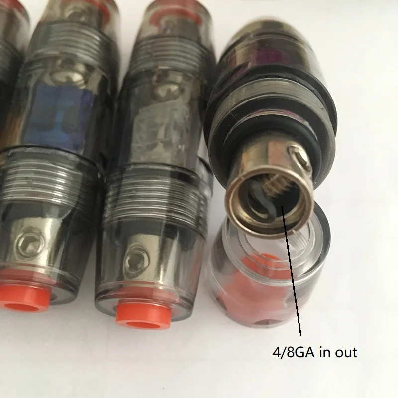 4 шт./лот водонепроницаемый 4GA 8GA IN OUT Мини ANL предохранитель держатель болтов на