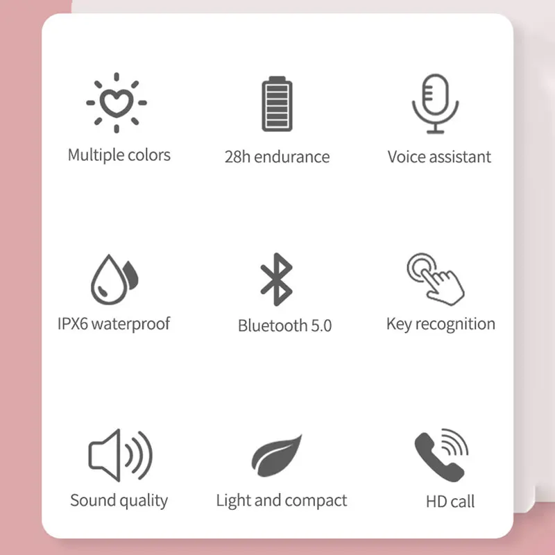 TWS-стереонаушники T20 с поддержкой Bluetooth 5 1 и защитой класса IPX6 | Электроника