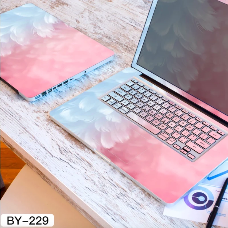 Красивая трехсторонняя наклейка для ноутбука Dell / Lenovo MacBook /Acer/HP/Asus/Alienware/наклейка