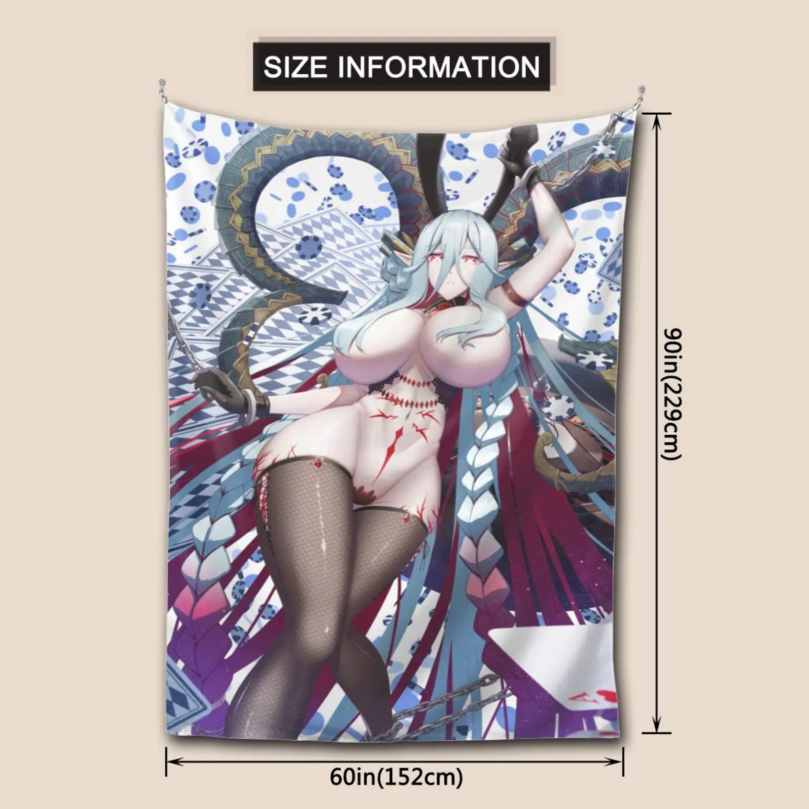 Обои с изображением Аниме Девушки гобелены карты Hentai настенные японский постер