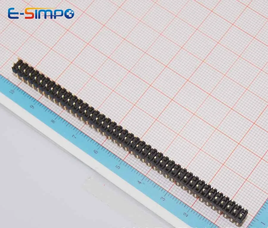 30 шт. 2 54 мм 2x40P двойной ряд PCB заголовок прямой по ограничению на использование